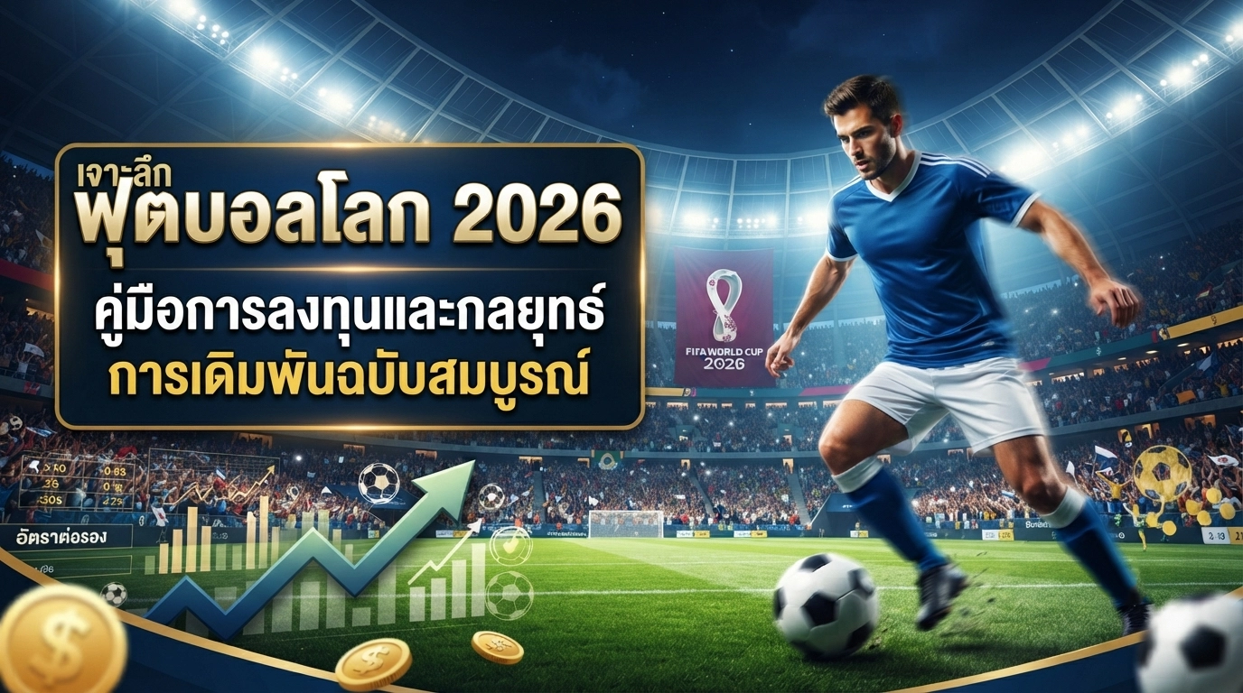 เจาะลึกฟุตบอลโลก 2026 คู่มือการลงทุนและกลยุทธ์การเดิมพันฉบับสมบูรณ์