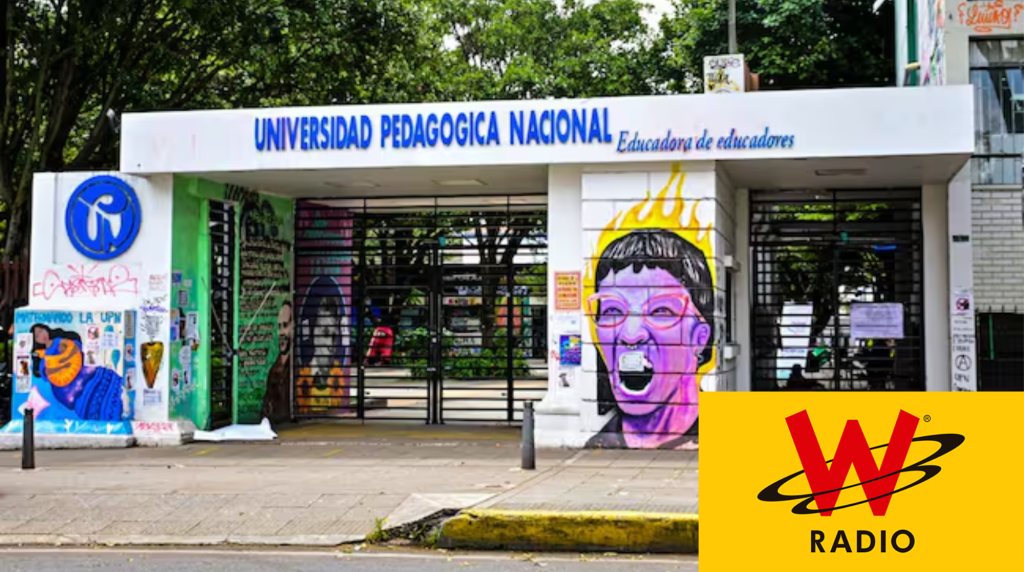 Fachada principal de la Universidad Pedagógica Nacional Calle 72